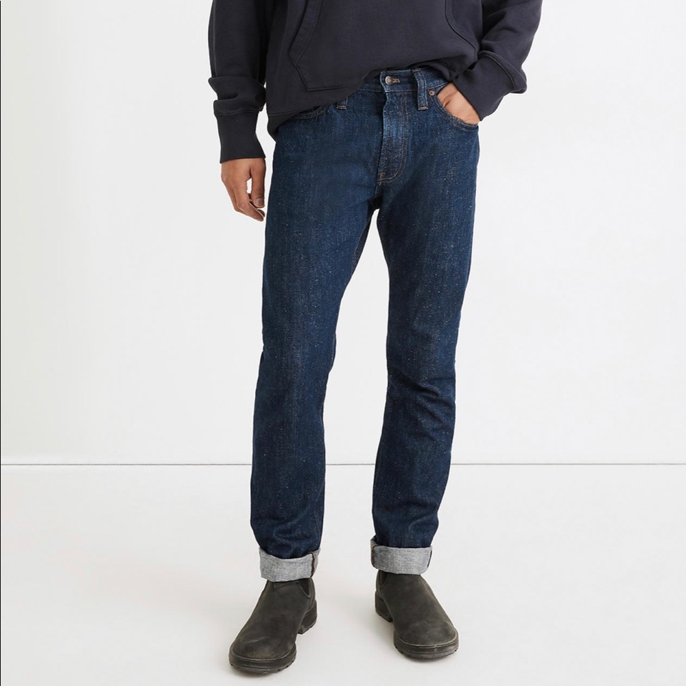 Madewell Slim Selvedge Jeans in Coyle Wash